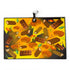 Chocolate Candy Biohazard Golf Towel | Premium Double-Sided Microfiber | Heavy-Duty Magnetic Towel with Carabiner Clip | 24 x 16 in