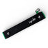 Black/Green Magnetic Golf Cart Strap Sleeve | Neoprene Rubber | Dual Accessory Magnets | Glove Holder | Carabiner Bag Attachment | 18.5 x 3.5 in