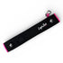 Black/Pink Magnetic Golf Cart Strap Sleeve | Neoprene Rubber | Dual Accessory Magnets | Glove Holder | Carabiner Bag Attachment | 18.5 x 3.5 in