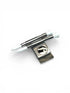The Tee Clip® Tether™: USA Made | Golf Tee Holder for Belt or Waist| Double Barrels for 2 Tees and 18mm Ball Marker