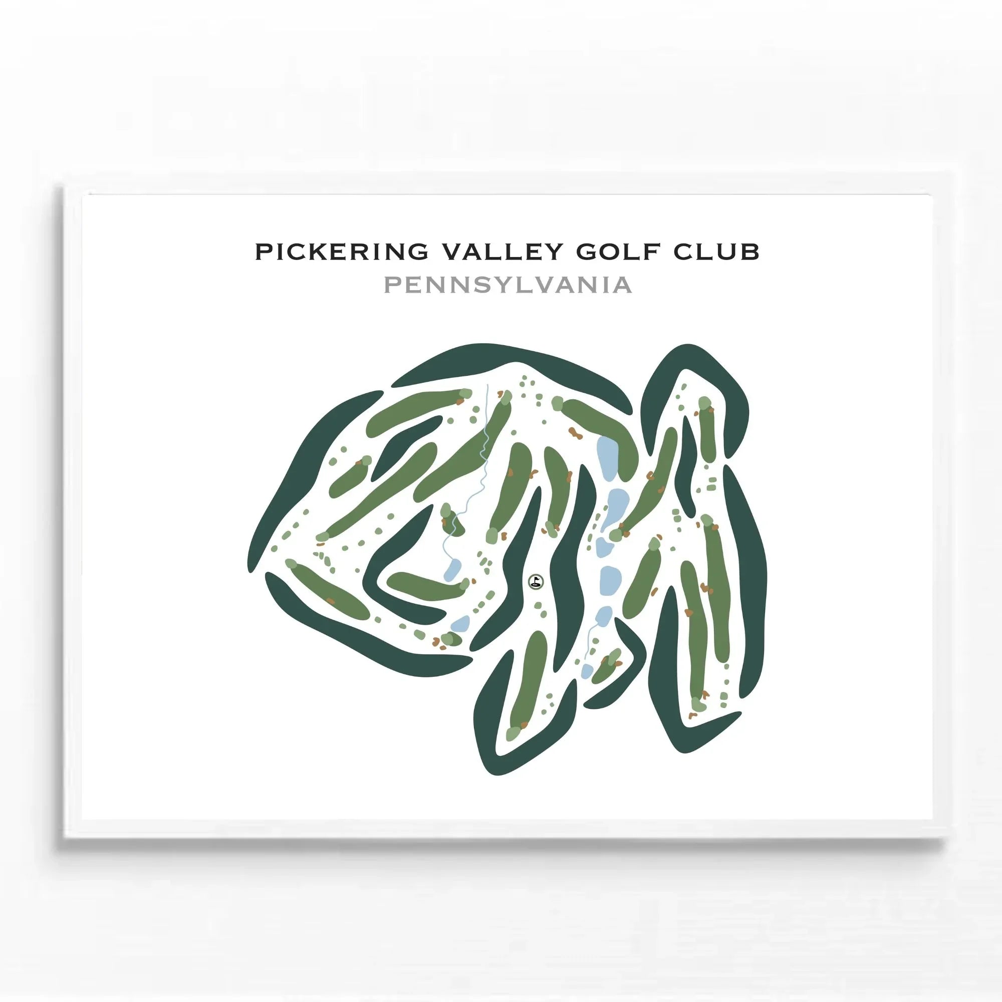 Pickering Valley Golf Club, Pennsylvania - Printed Golf Courses