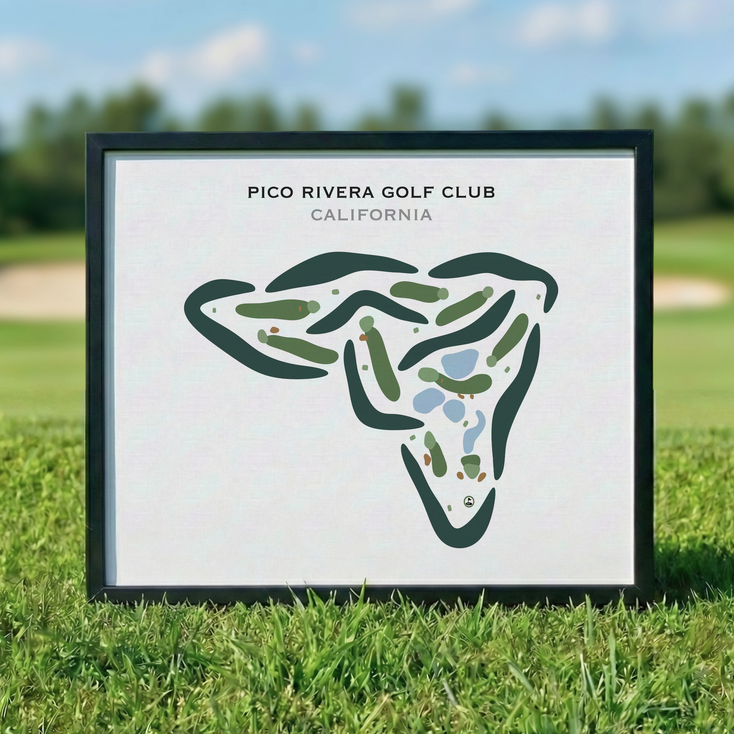 Pico Rivera Golf Club, California - Printed Golf Courses