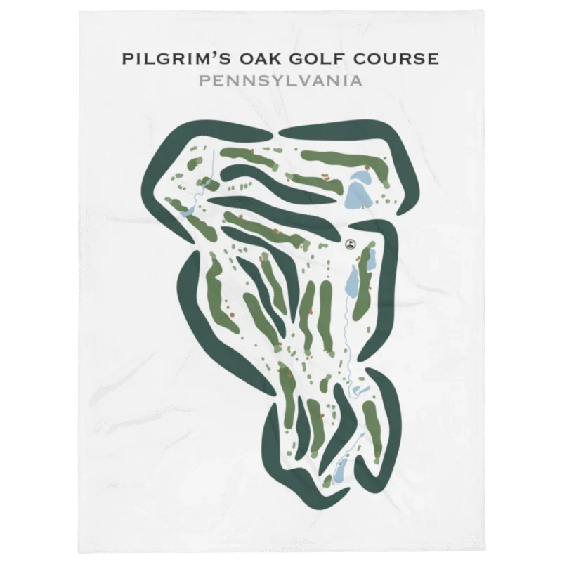 Pilgrim's Oak Golf Course, Pennsylvania - Printed Golf Courses