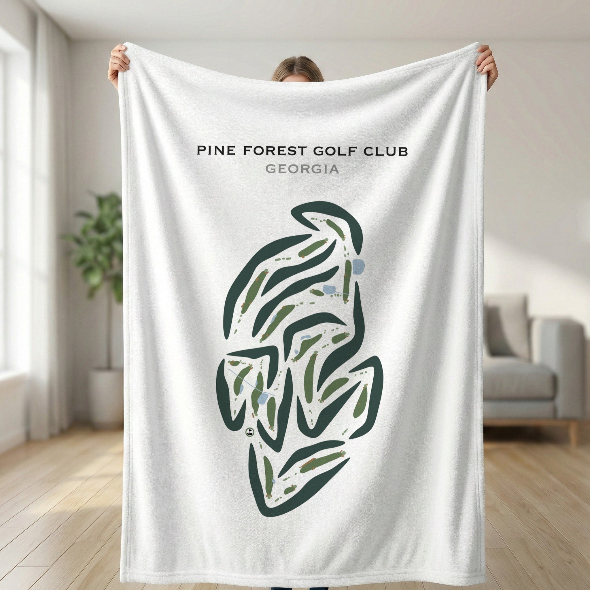 Pinetree Country Club, Georgia - Printed Golf Course