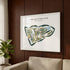 Pine Valley Golf Club, New Jersey (Landscape) - Printed Golf Courses