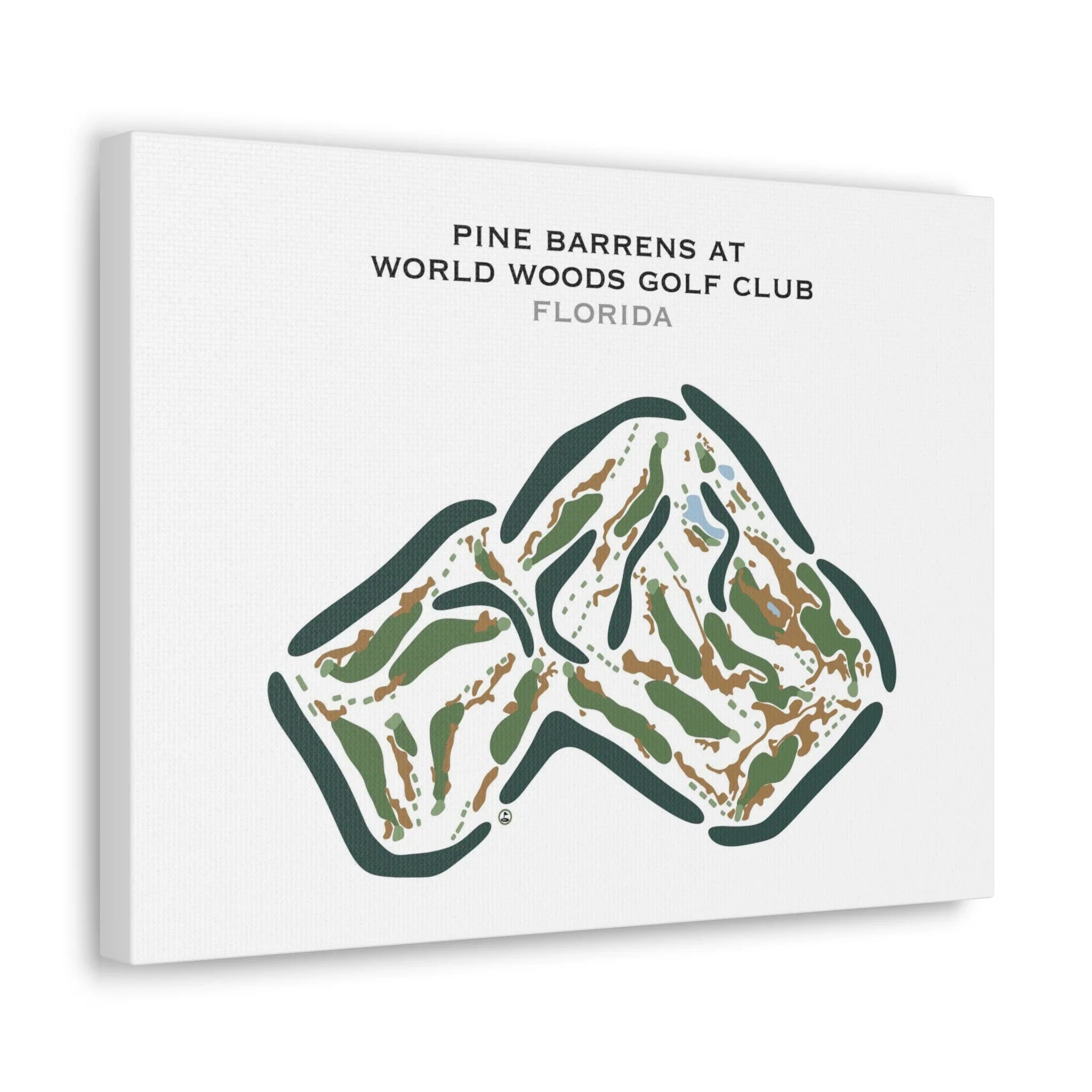 Pine Barrens at World Woods Golf Club, Florida - Printed Golf Courses