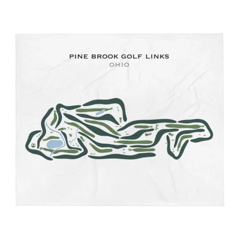 Pine Brook Golf Links, Ohio - Printed Golf Courses
