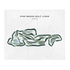 Pine Brook Golf Links, Ohio - Printed Golf Courses