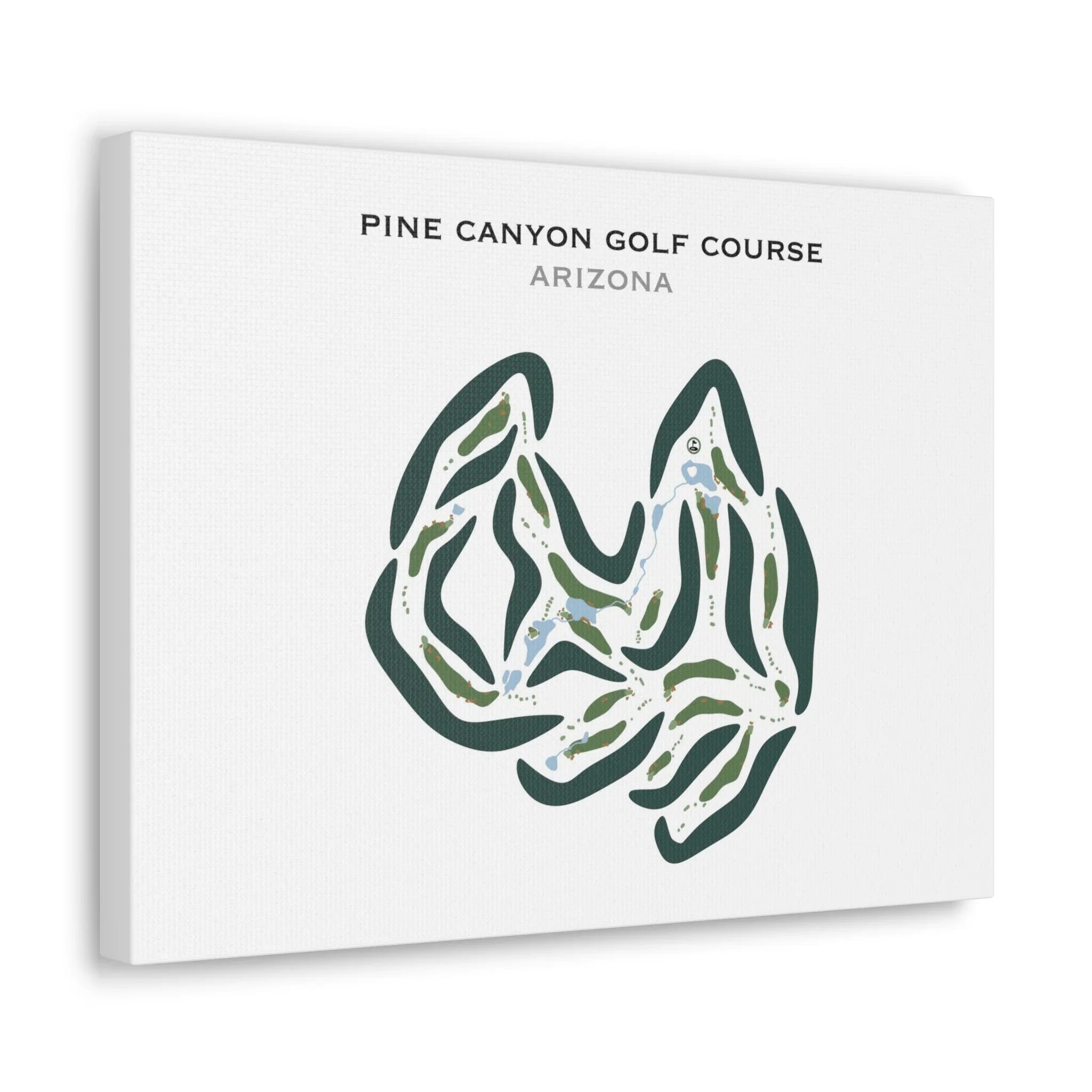 Pine Canyon Golf Course, Arizona - Printed Golf Courses