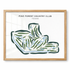 Pine Forest Country Club, Texas - Printed Golf Courses