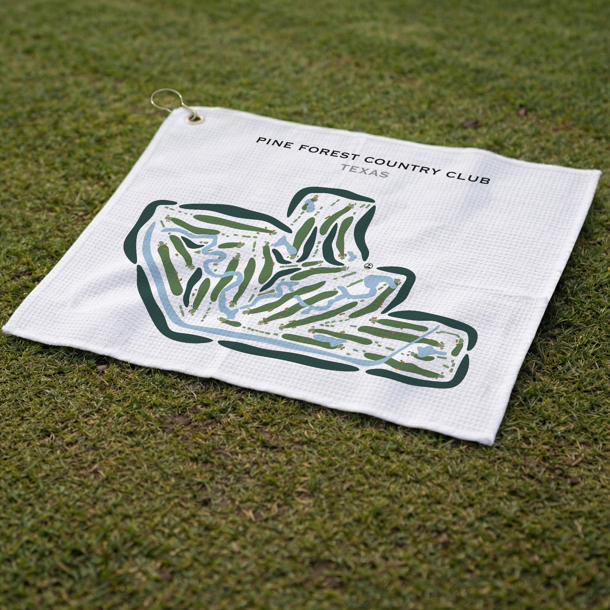 Pine Forest Country Club, Texas - Printed Golf Courses
