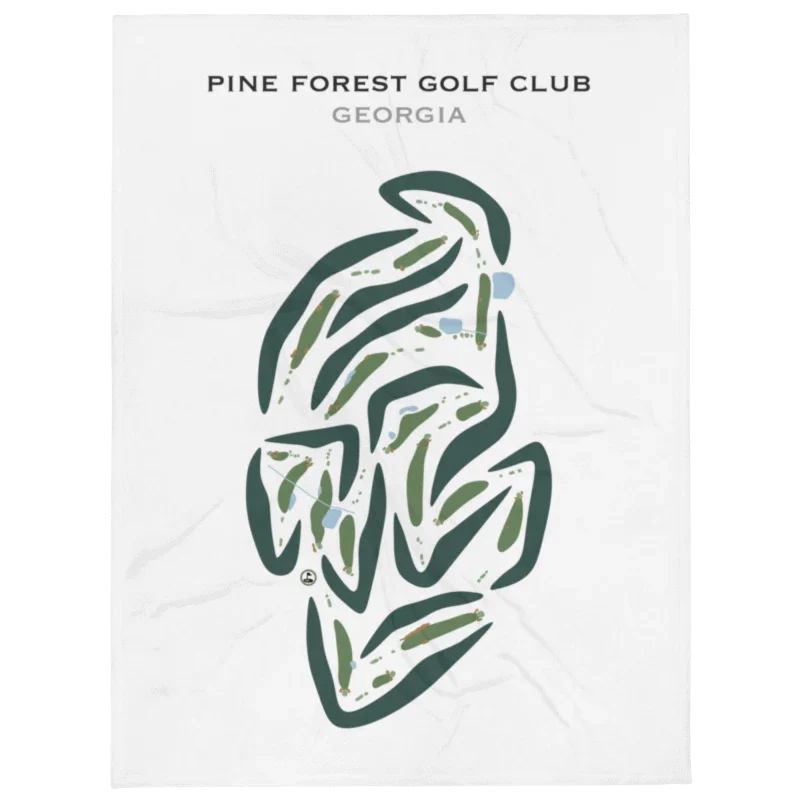 Pine Forest Golf Club, Georgia - Printed Golf Courses