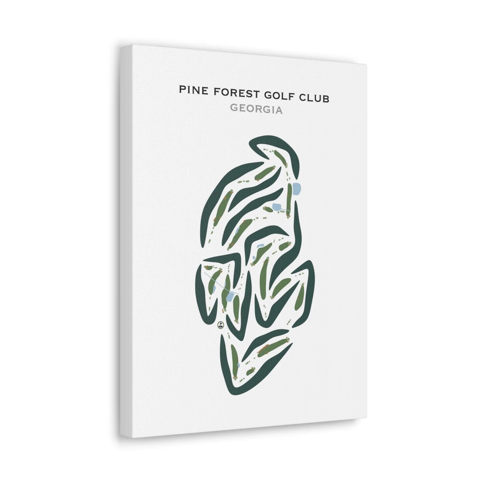 Pine Forest Golf Club, Georgia - Printed Golf Courses