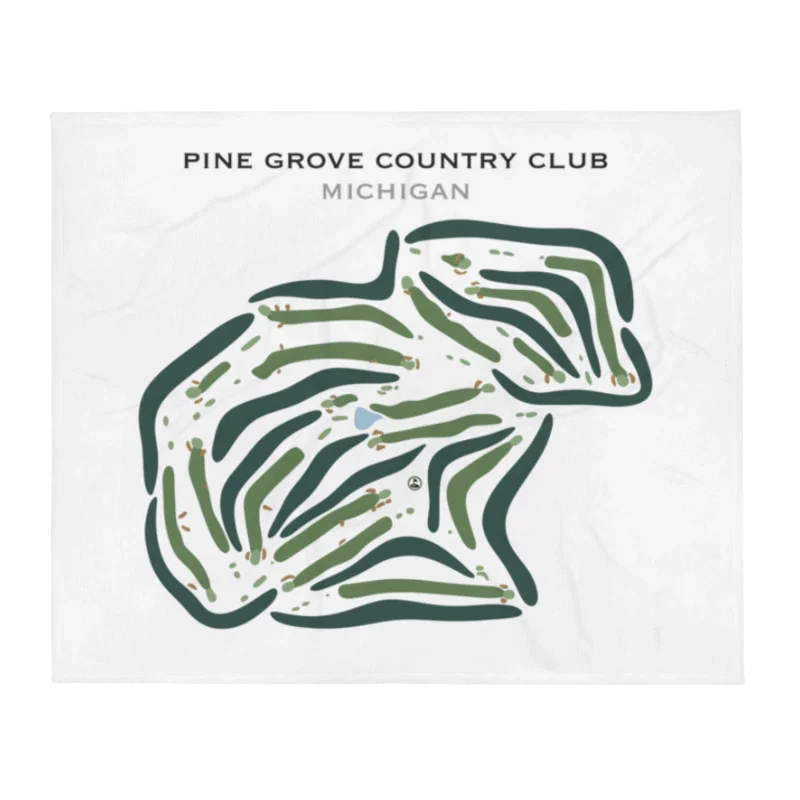 Pine Grove Country Club, Michigan - Printed Golf Courses