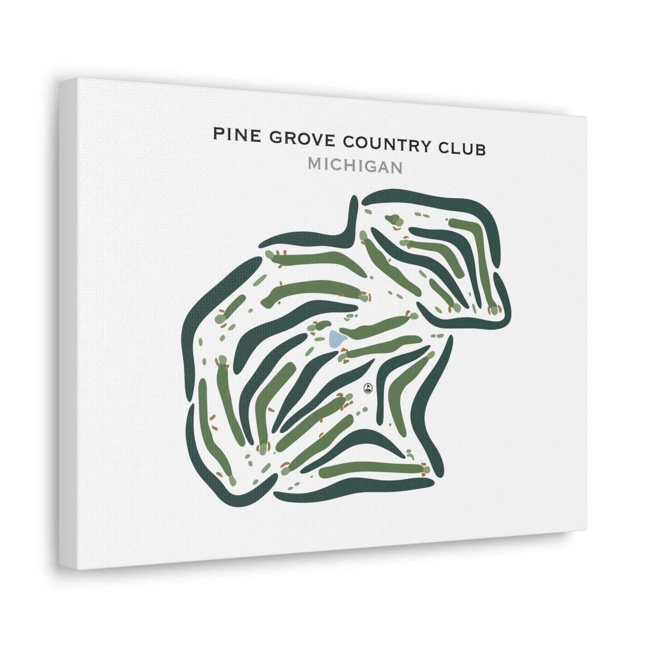 Pine Grove Country Club, Michigan - Printed Golf Courses