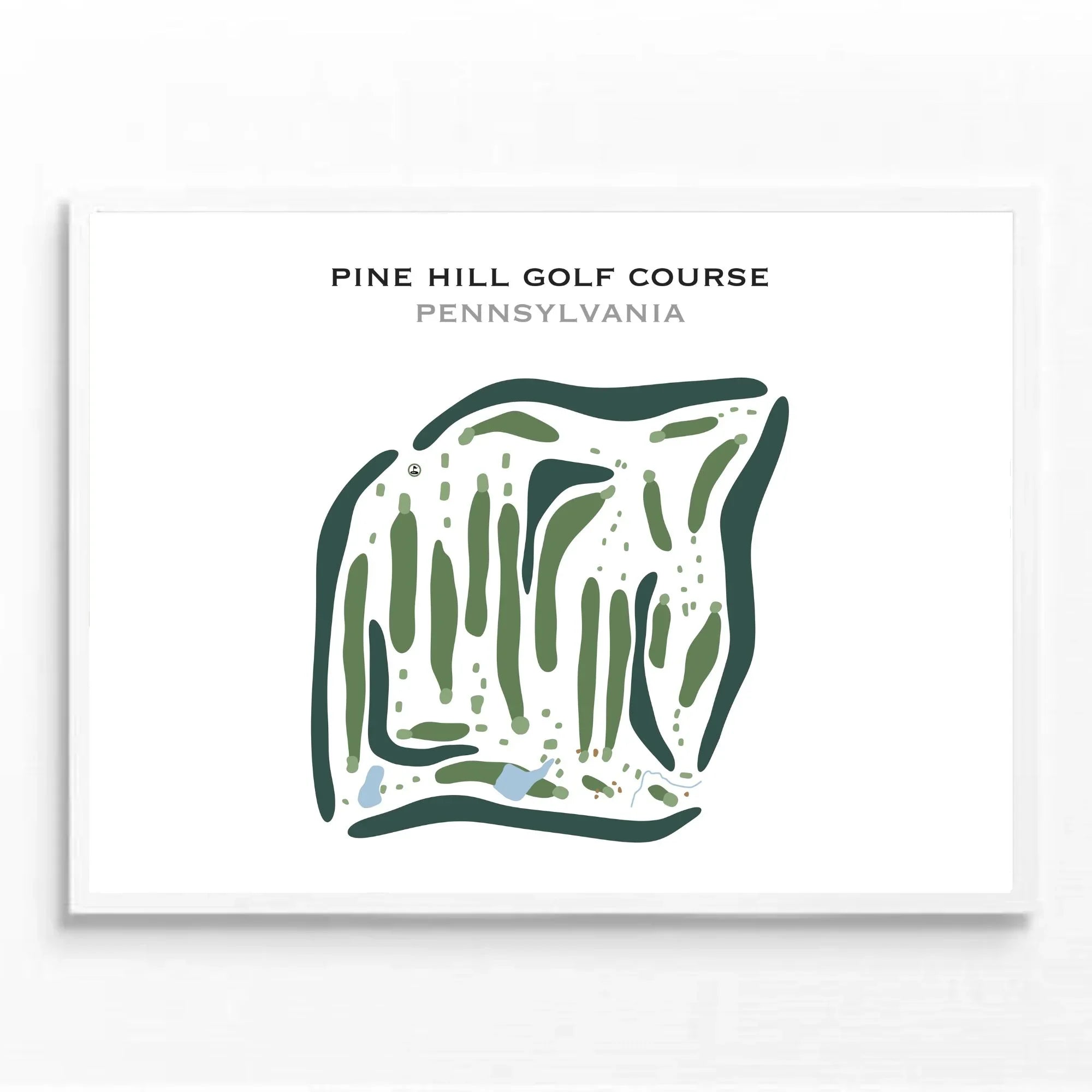 Pine Hill Golf Course, Pennsylvania - Printed Golf Courses