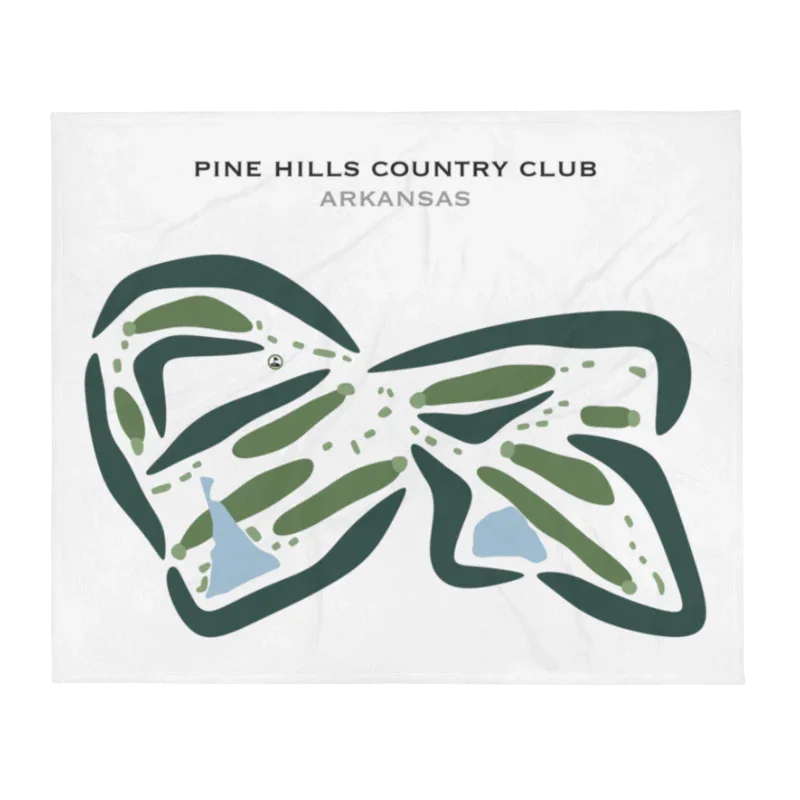 Pine Hills Country Club, Arkansas - Printed Golf Courses