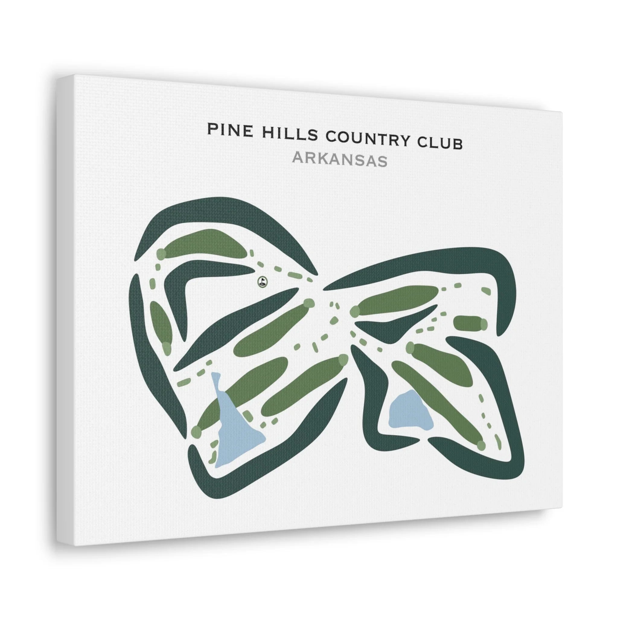 Pine Hills Country Club, Arkansas - Printed Golf Courses