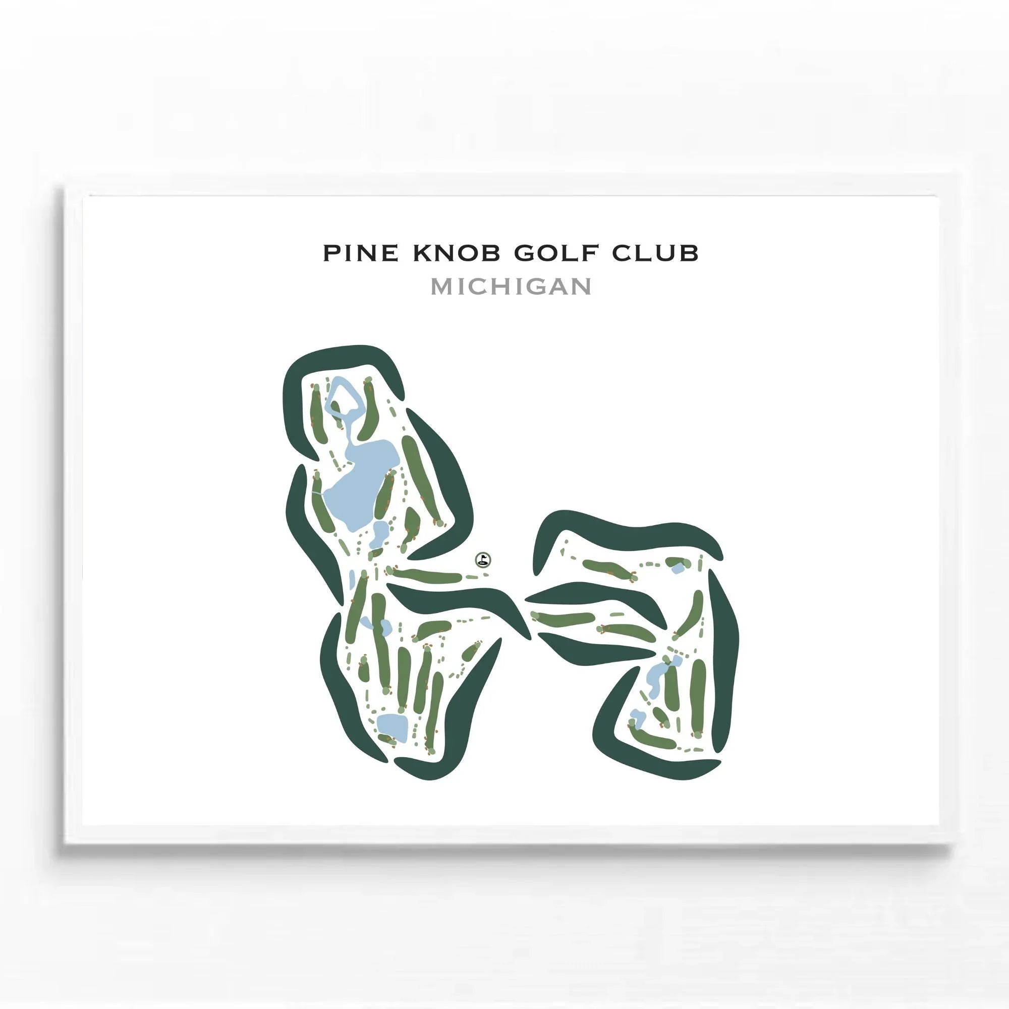Pine Knob Golf Club, Michigan - Printed Golf Courses