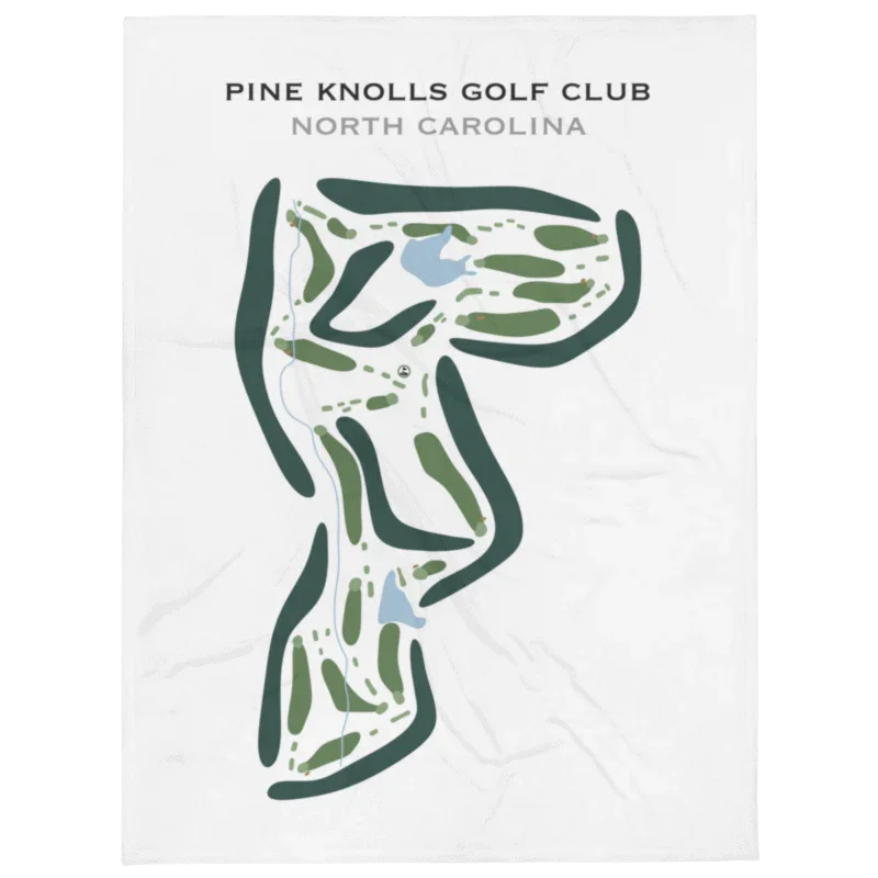 Pine Knolls Golf Club, North Carolina - Printed Golf Course