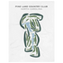 Pine Lake Country Club, North Carolina - Printed Golf Courses