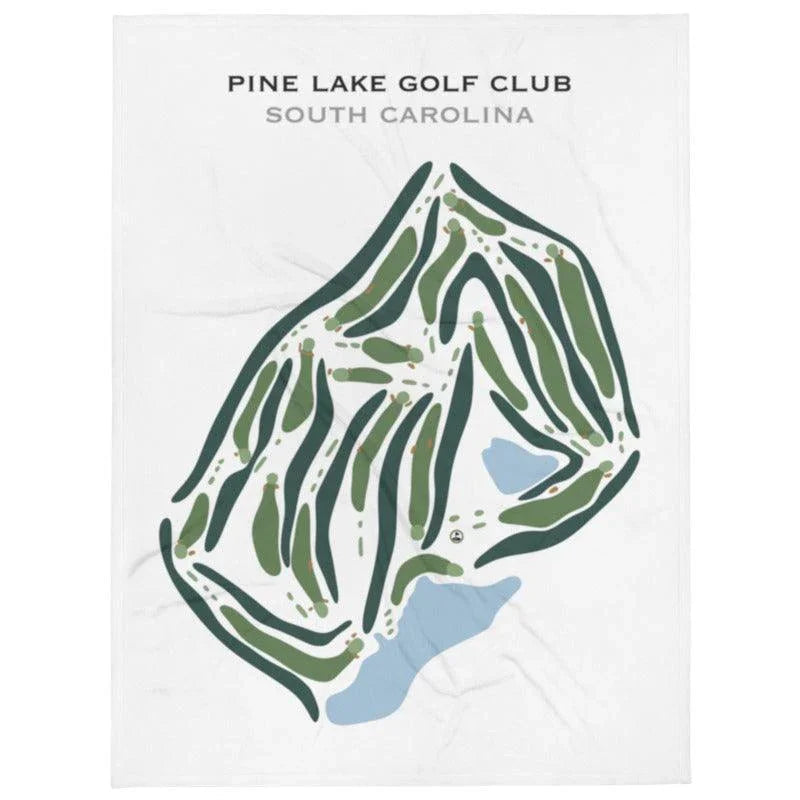 Pine Lake Golf Club, South Carolina - Printed Golf Courses
