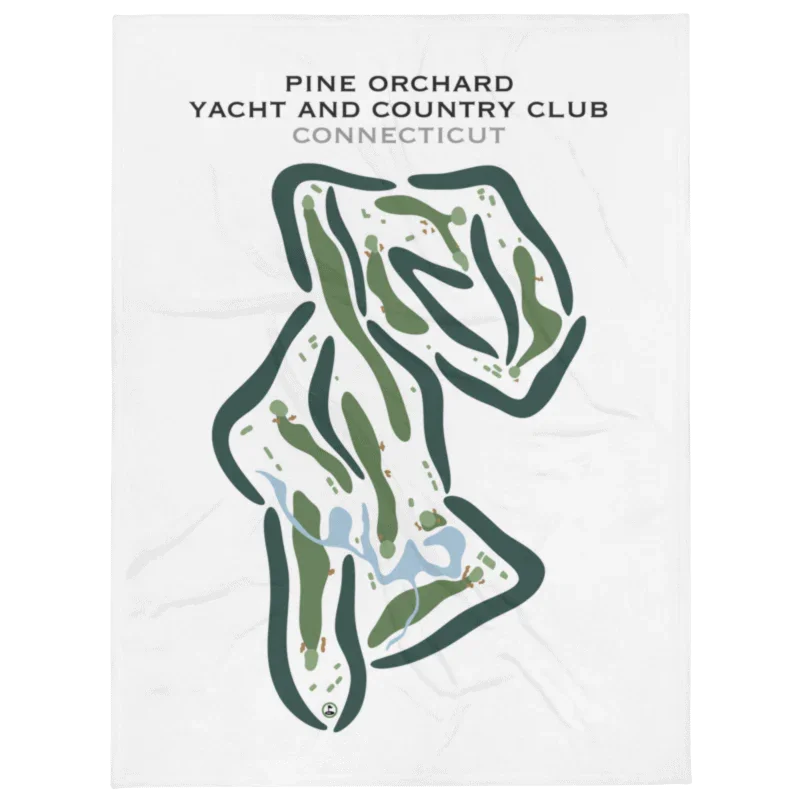 Pine Orchard Yacht And Country Club, Connecticut - Printed Golf Courses