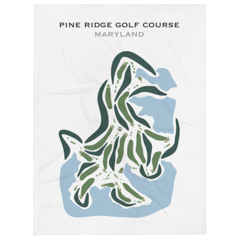Pine Ridge Golf Course, Maryland - Printed Golf Courses