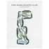 Pine River Country Club, Alma, Michigan - Printed Golf Courses