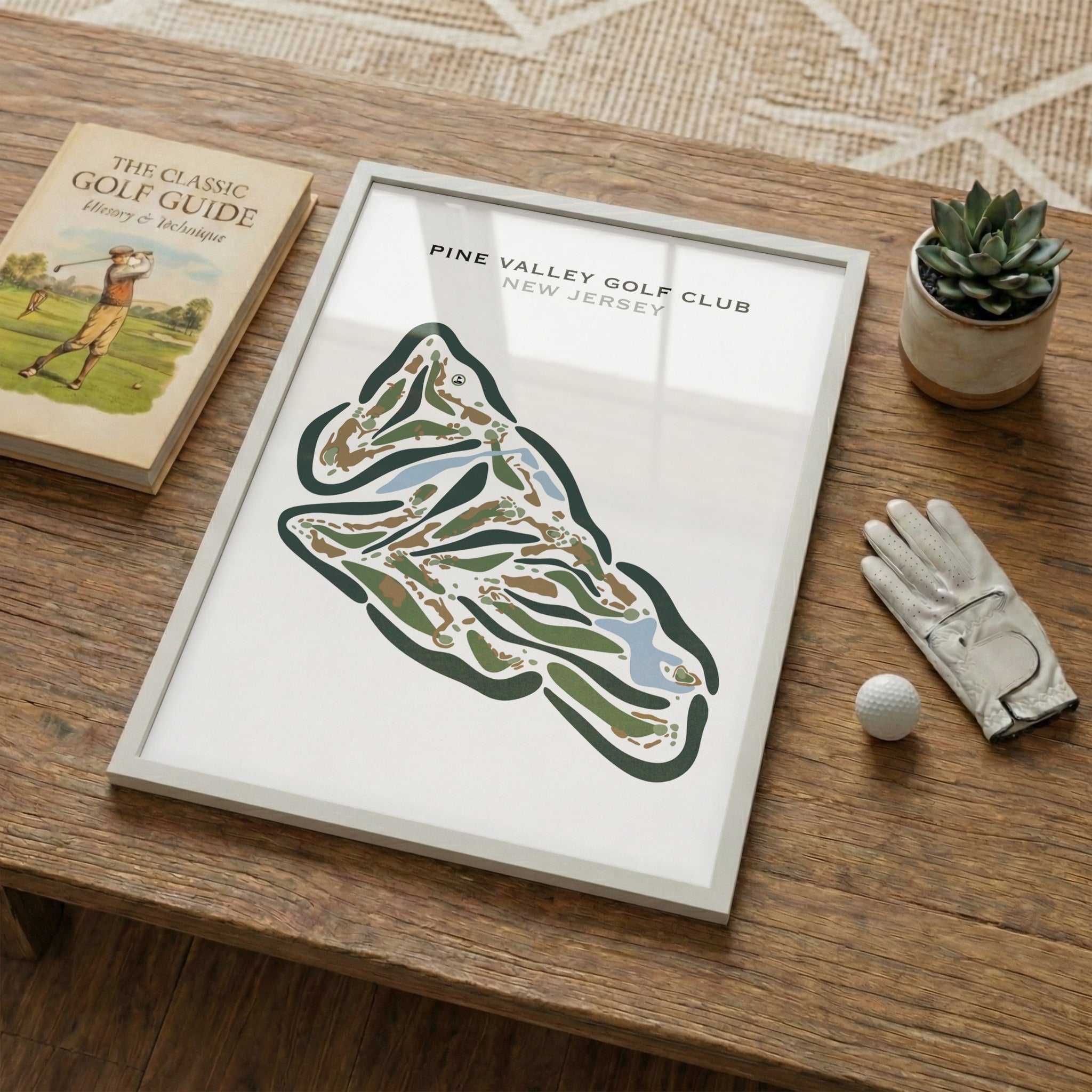 Pine Valley Golf Club, New Jersey - Printed Golf Courses