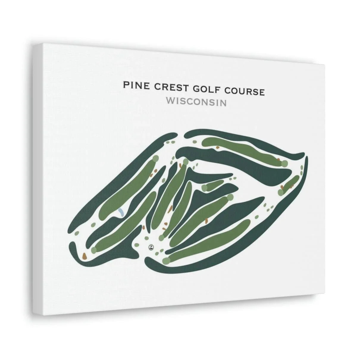 Pine Crest Golf Course, Wisconsin - Printed Golf Courses