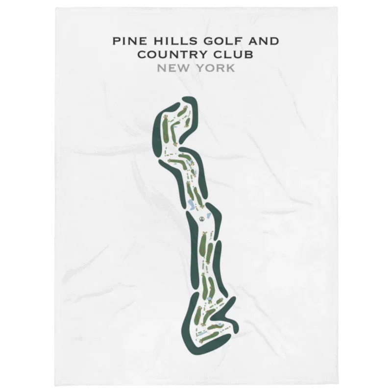 Pine Hills Golf and Country Club, New York - Printed Golf Courses