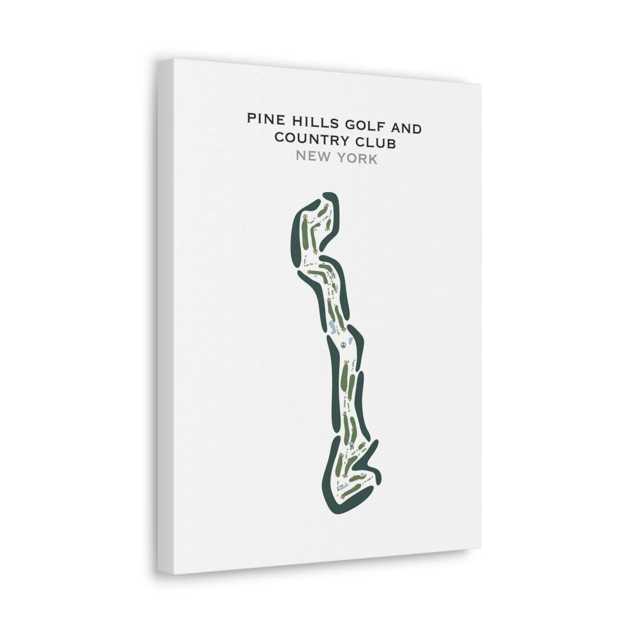 Pine Hills Golf and Country Club, New York - Printed Golf Courses