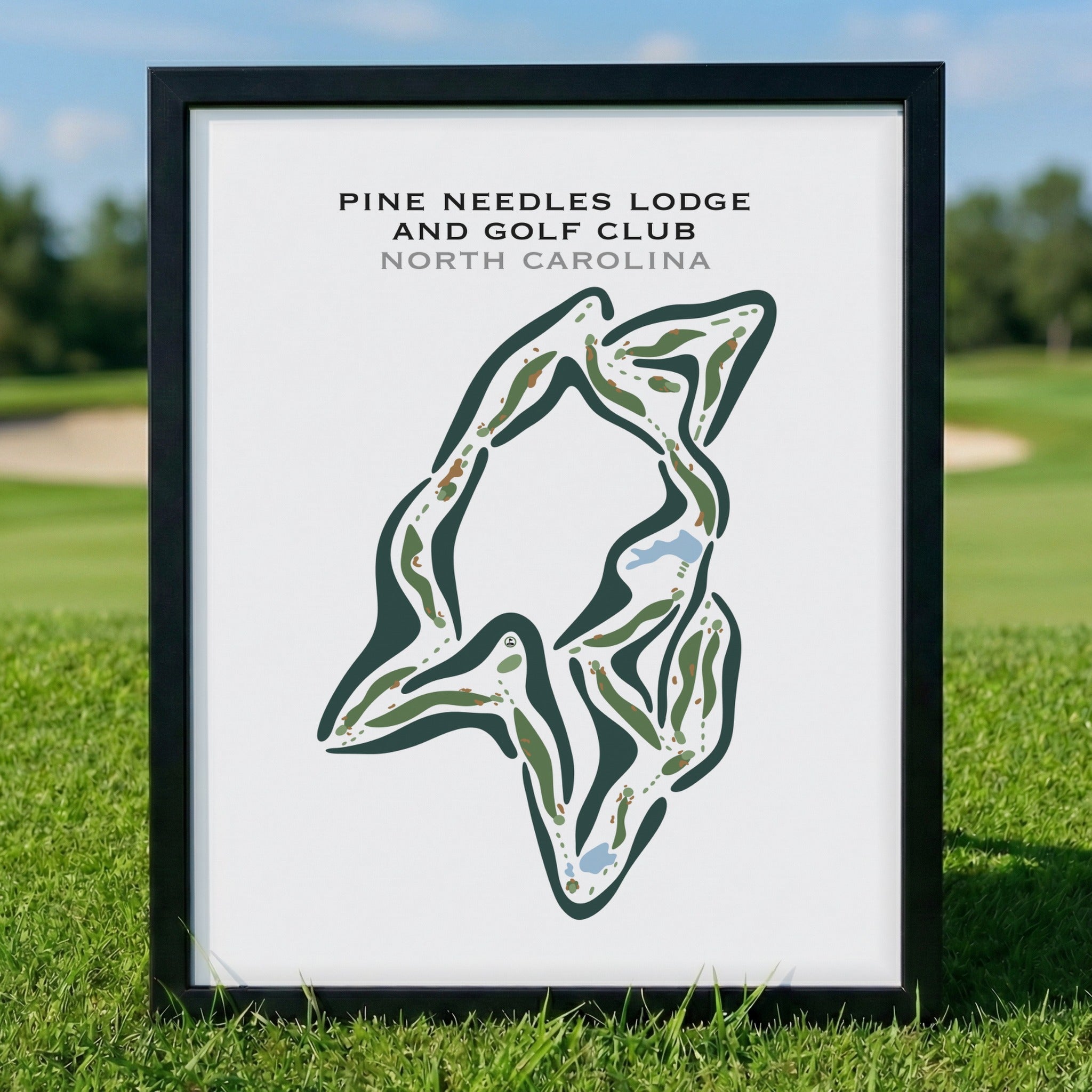 Pine Needles Lodge & Golf Club, North Carolina - Printed Golf Courses
