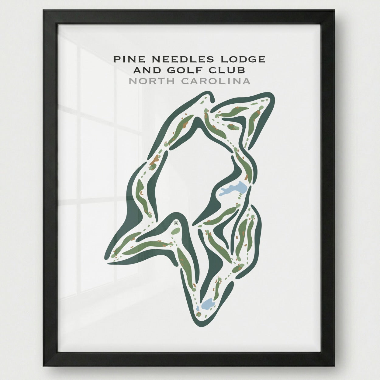 Pine Needles Lodge & Golf Club, North Carolina - Printed Golf Courses