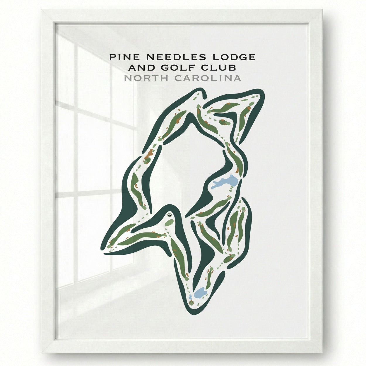 Pine Needles Lodge & Golf Club, North Carolina - Printed Golf Courses
