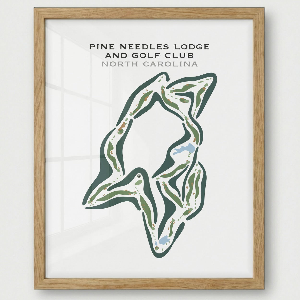 Pine Needles Lodge & Golf Club, North Carolina - Printed Golf Courses