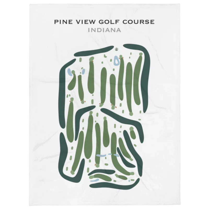 Pine View Country Club, Indiana - Printed Golf Courses