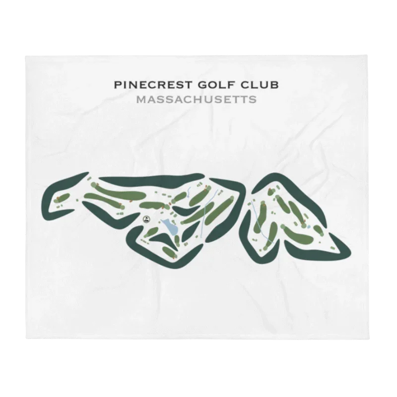 Pinecrest Golf Club, Massachusetts - Printed Golf Courses