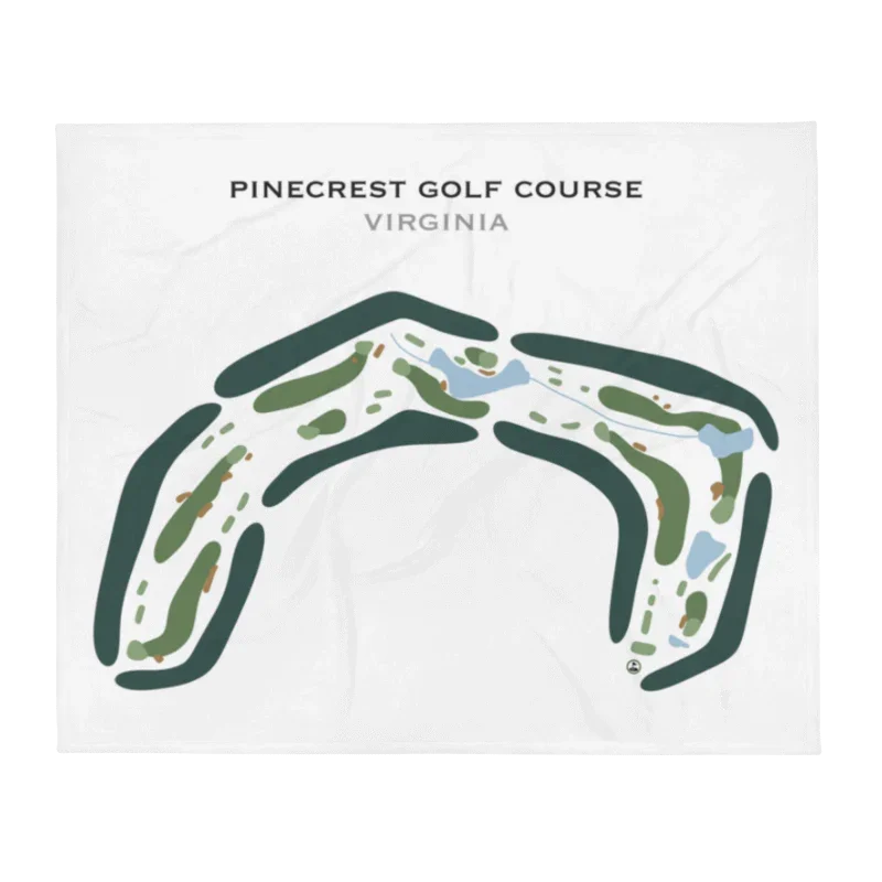 Pinecrest Golf Course, Virginia - Printed Golf Courses