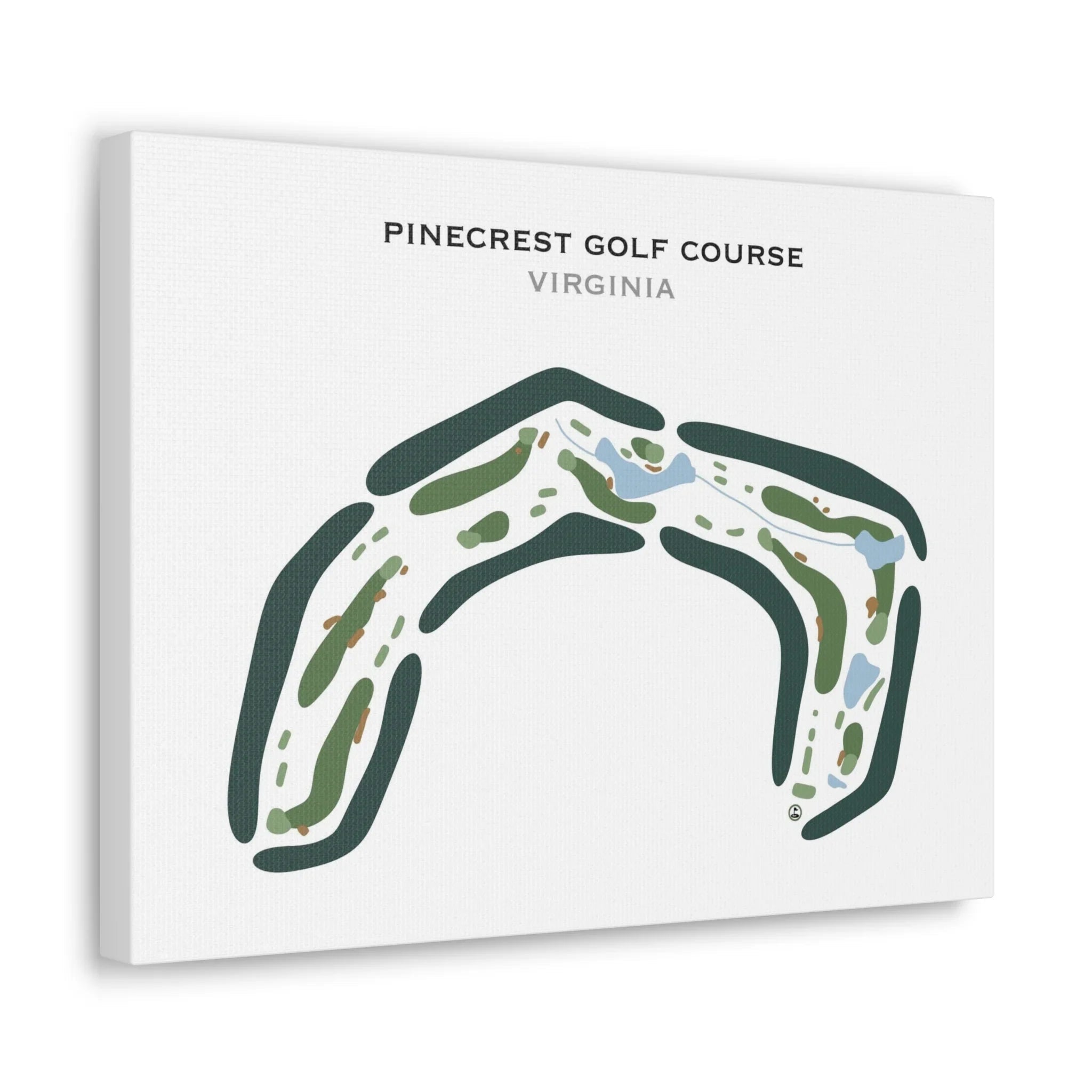 Pinecrest Golf Course, Virginia - Printed Golf Courses