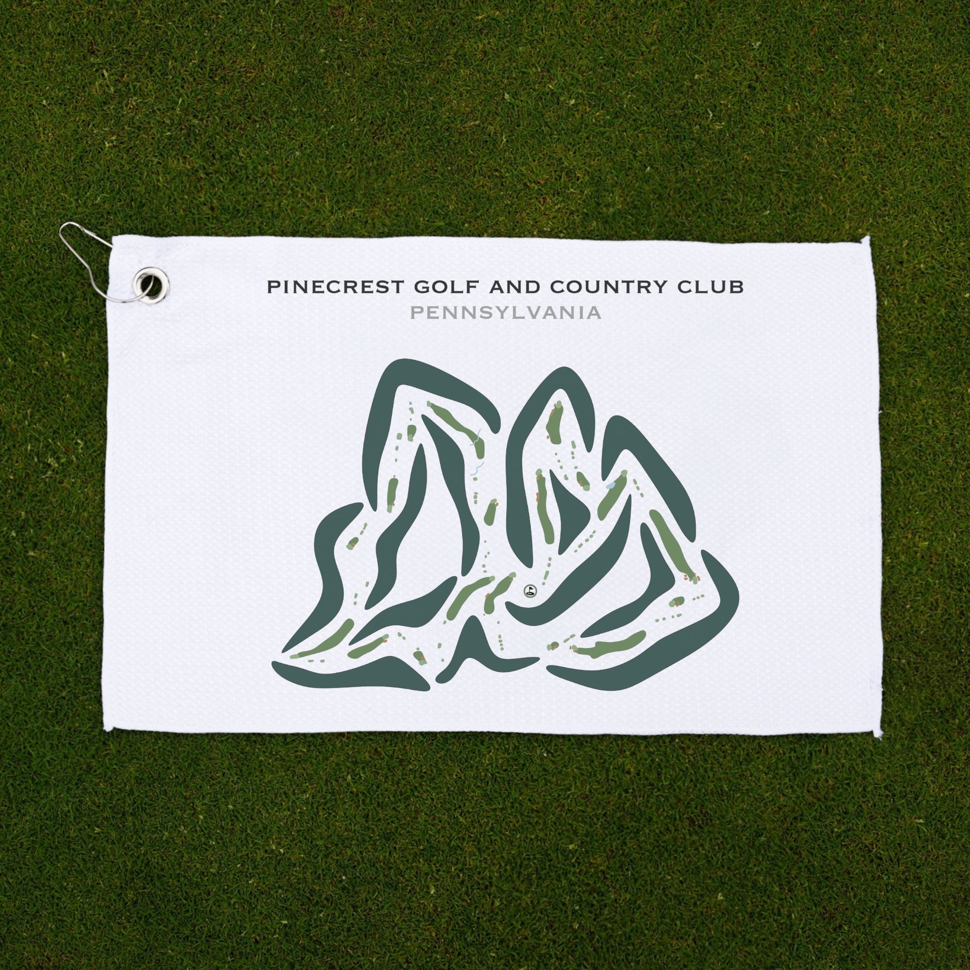 Pinecrest Lake Golf & Country Club, Pennsylvania - Printed Golf Courses