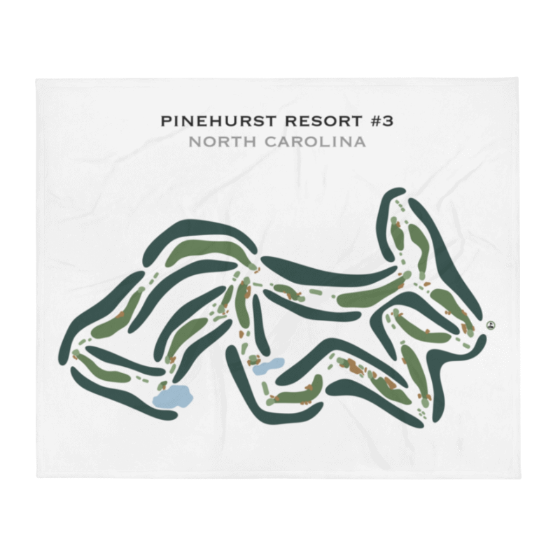 Pinehurst Resort No. 3, North Carolina - Printed Golf Courses