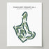 Pinehurst Resort #1, North Carolina - Printed Golf Courses