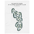 Palmetto Pines Course at Glades Country Club, Florida - Printed Golf Courses