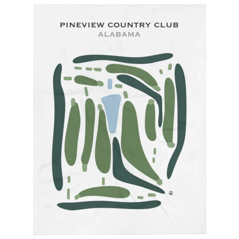 Pineview Country Club, Alabama - Printed Golf Courses