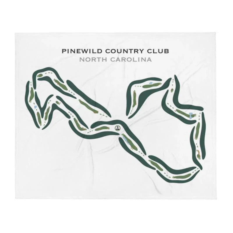 Pinewild Country Club, North Carolina - Printed Golf Courses