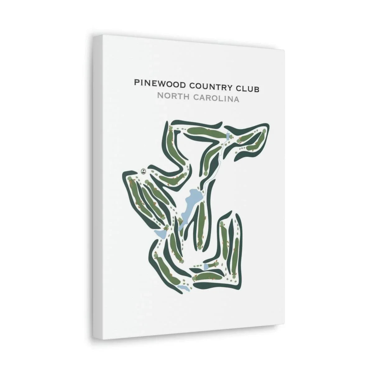 Pinewood Country Club, North Carolina - Printed Golf Courses