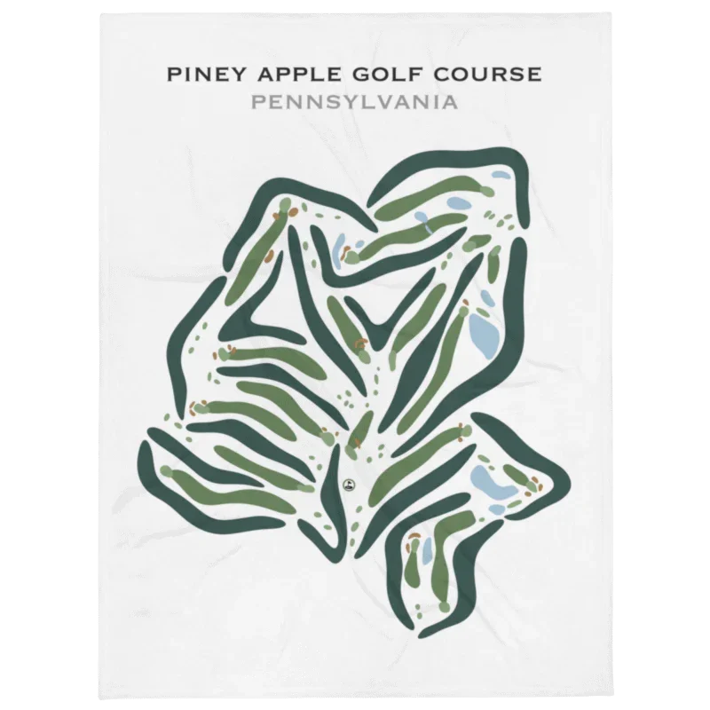 Piney Apple Golf Course, Pennsylvania - Printed Golf Courses