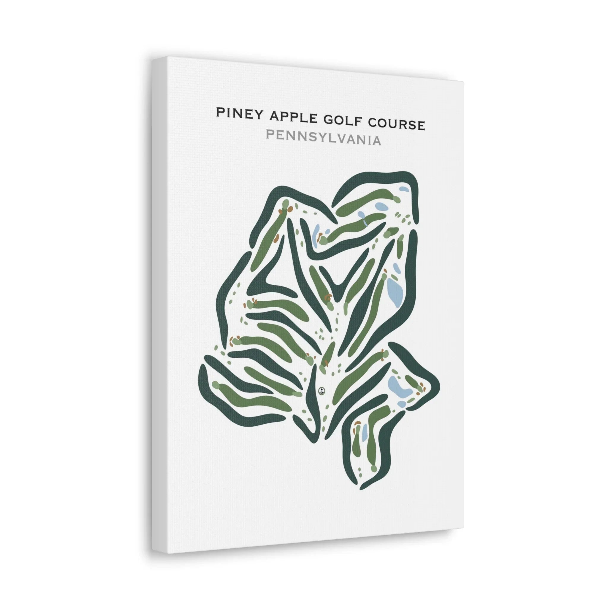 Piney Apple Golf Course, Pennsylvania - Printed Golf Courses